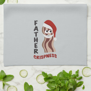 Father Crispness! Bacon Tea Towel