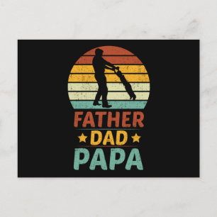 Father, Dad and Papa Sunset Postcard