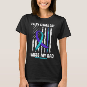 Father Dad Suicide Awareness Prevention Usa Americ T-Shirt