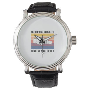 Father Daughter Best Friends for Life Vintage Desi Watch