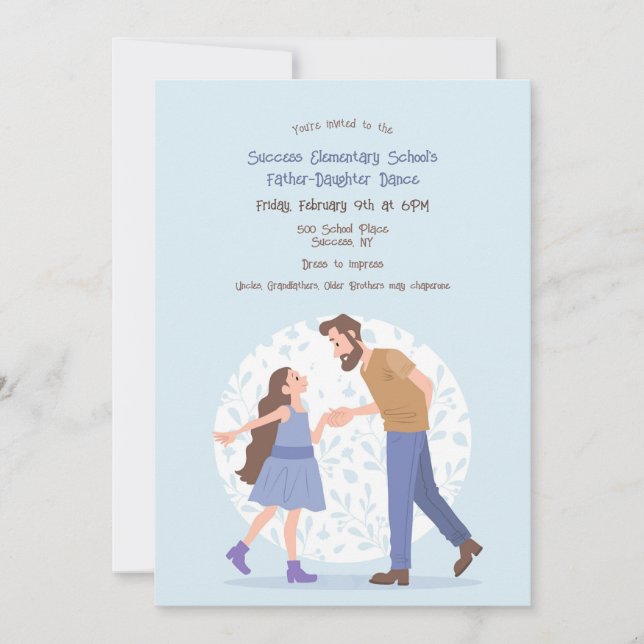 Father Daughter Dance Invitation (Front)