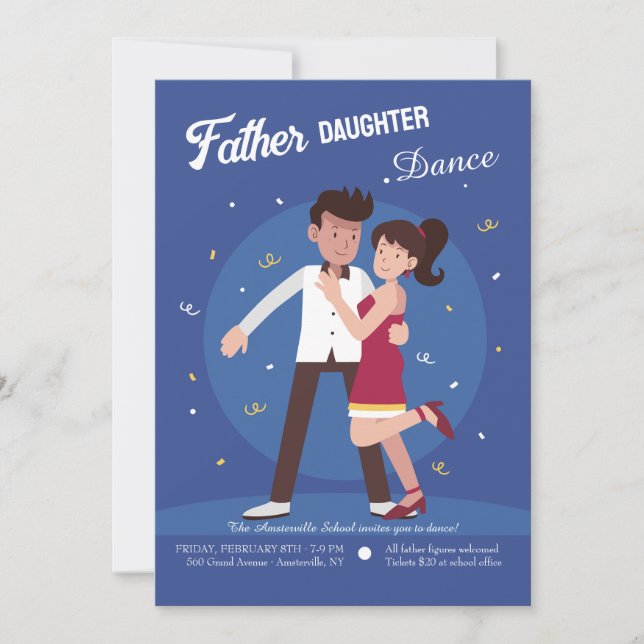 Father Daughter Dance Invitation (Front)