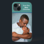 Father Daughter Family Photo Name Custom iPhone 13 Case<br><div class="desc">Father Daughter Family Photo Name Custom iPhone Case is great for your photograph with you and your children or that special person photo in your life. Personalise it with information.</div>
