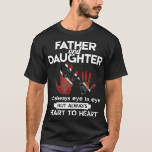Father & Daughter Fathers Day  Trinidad & Tobago F T-Shirt