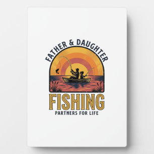 Father Daughter Fishing Partners for Life Shirt De Plaque