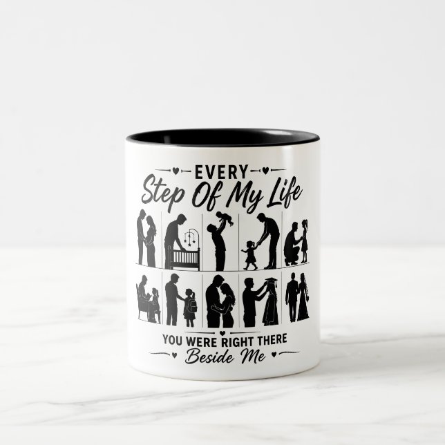 Father Daughter Journey Coffee Mug Gift For Dad (Center)