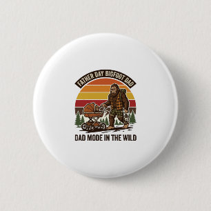 Father Day Bigfoot Dad Shirt Camping Legend Father 6 Cm Round Badge