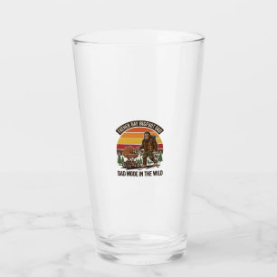 Father Day Bigfoot Dad Shirt Camping Legend Father Glass