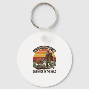 Father Day Bigfoot Dad Shirt Camping Legend Father Key Ring
