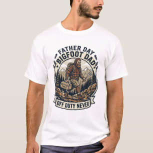 Father Day Bigfoot Dad Shirt Dad Mode In The Wild