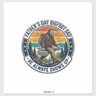 Father Day Bigfoot Dad Shirt Funny Forest Legend D