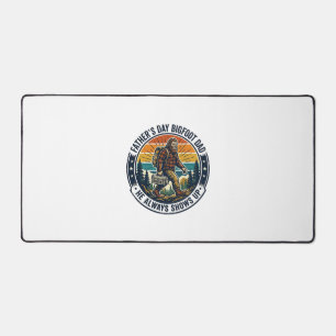 Father Day Bigfoot Dad Shirt Funny Forest Legend D Desk Mat