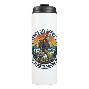 Father Day Bigfoot Dad Shirt Funny Forest Legend D Thermal Tumbler