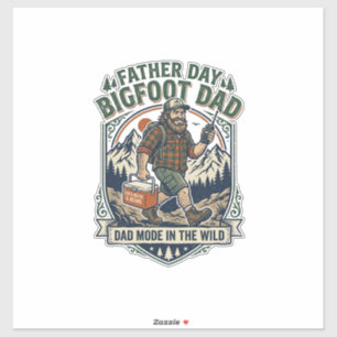 Father Day Bigfoot Dad Shirt Mythical Family Man R