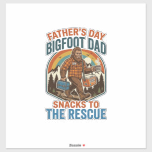 Father Day Bigfoot Dad Shirt Raising Kids Like A L