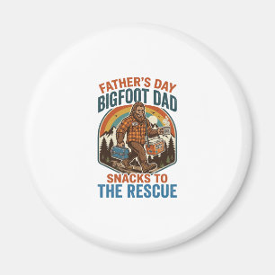 Father Day Bigfoot Dad Shirt Raising Kids Like A L Magnet
