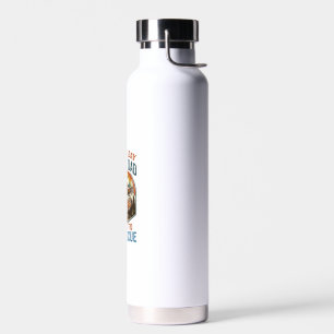 Father Day Bigfoot Dad Shirt Raising Kids Like A L Water Bottle