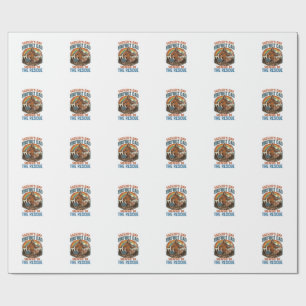 Father Day Bigfoot Dad Shirt Raising Kids Like A L Wrapping Paper