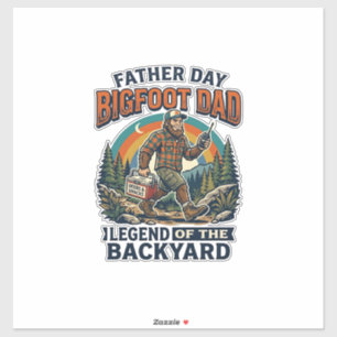 Father Day Bigfoot Dad Shirt Snacks Hero Funny Gif