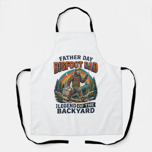 Father Day Bigfoot Dad Shirt Snacks Hero Funny Gif Apron