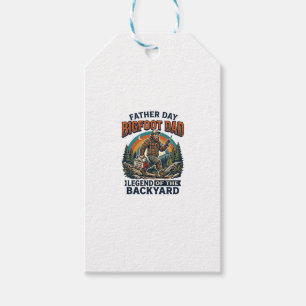 Father Day Bigfoot Dad Shirt Snacks Hero Funny Gif Gift Tags