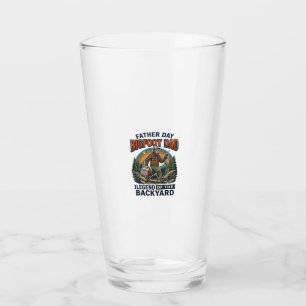 Father Day Bigfoot Dad Shirt Snacks Hero Funny Gif Glass