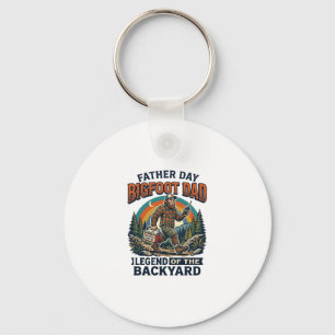 Father Day Bigfoot Dad Shirt Snacks Hero Funny Gif Key Ring