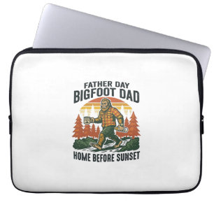 Father Day Bigfoot Dad Shirt The Man The Myth The  Laptop Sleeve