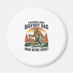 Father Day Bigfoot Dad Shirt The Man The Myth The  Magnet