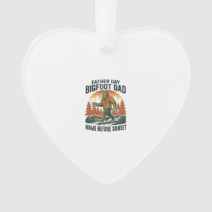 Father Day Bigfoot Dad Shirt The Man The Myth The Ornament