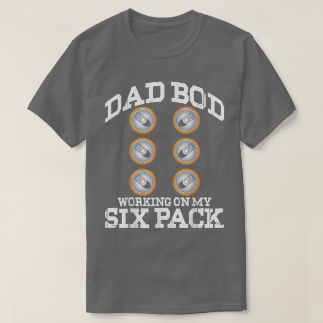 Father Day Dad Bod Working On My Si Pack Beer Tank (Design Front)