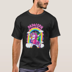 Father Day Dad Daddy Dadacorn Dabbing Unicorn Cute T-Shirt