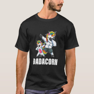 Father Day Dadacorn Dad Daddy Unicorn  For Men Wom T-Shirt