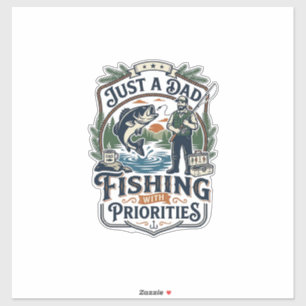 Father Day Fishing Dad Shirt Just A Dad With Fishi