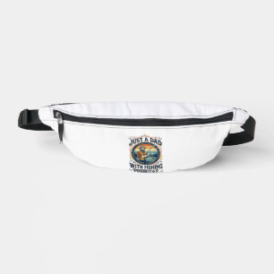 Father Day Fishing Dad Shirt Just A Dad With Fishi Bum Bags