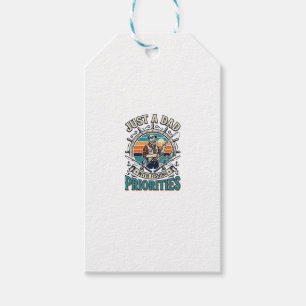 Father Day Fishing Dad Shirt Just A Dad With Fishi Gift Tags