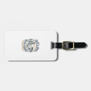 Father Day Fishing Dad Shirt Just A Dad With Fishi Luggage Tag