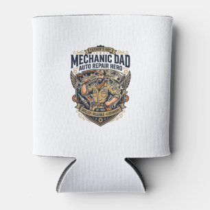 Father Day Mechanic Dad Shirt Funny Working Dad Gi Can Cooler