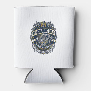 Father Day Mechanic Dad Shirt Funny Working Dad Gi Can Cooler