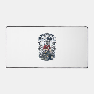 Father Day Mechanic Dad Shirt Funny Working Dad Gi Desk Mat