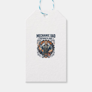 Father Day Mechanic Dad Shirt Funny Working Dad Gi Gift Tags