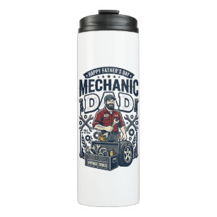 Father Day Mechanic Dad Shirt Funny Working Dad Gi Thermal Tumbler
