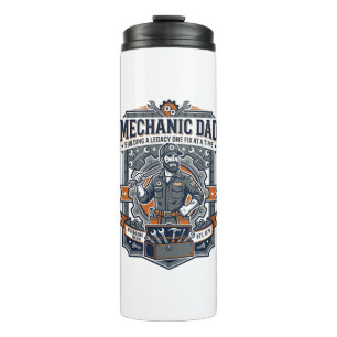 Father Day Mechanic Dad Shirt Funny Working Dad Gi Thermal Tumbler