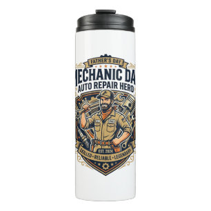 Father Day Mechanic Dad Shirt Funny Working Dad Gi Thermal Tumbler