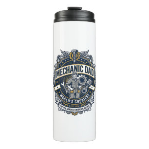 Father Day Mechanic Dad Shirt Funny Working Dad Gi Thermal Tumbler