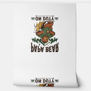 Father Day Papa Bear On Duty Shirt Funny Animal Da Wallpaper