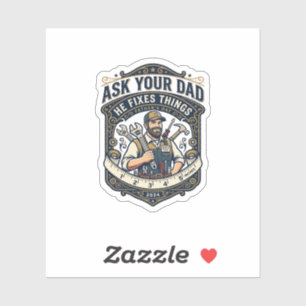 Father Day Repair Dad Shirt Ask Your Dad He Fixes 