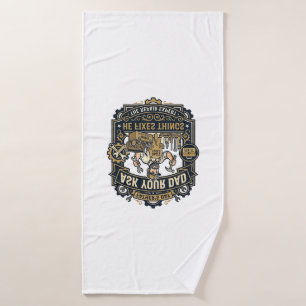 Father Day Repair Dad Shirt Ask Your Dad He Fixes  Bath Towel