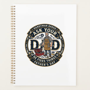 Father Day Repair Dad Shirt Ask Your Dad He Fixes Planner