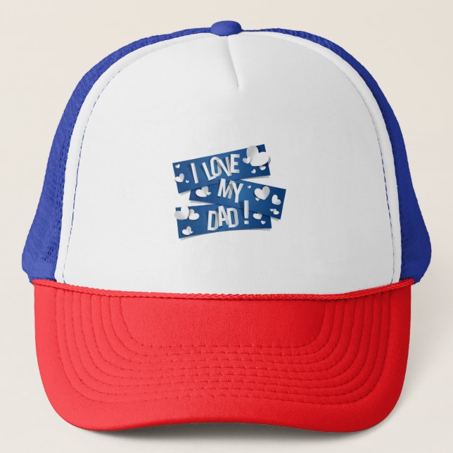 Father day trucker hat (Front)